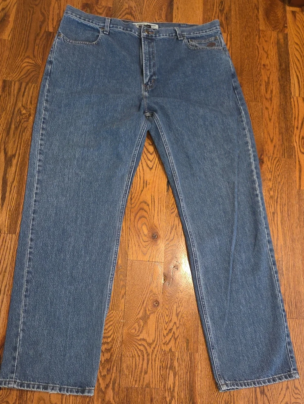 Harley Davidson Mens Denim Jeans 42x34 Med Wash